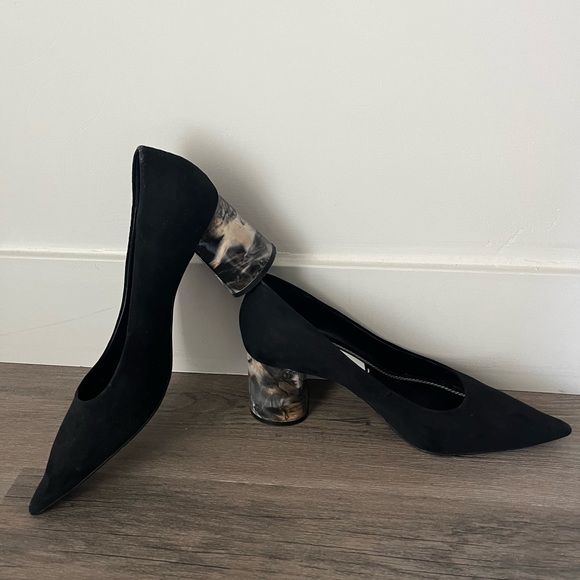 Zara Shoes - Zara marble design block heel
